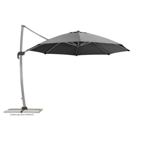 Schneider Ampelschirm Rhodos Rondo anthrazit, Ø 350 cm Ampelschirm