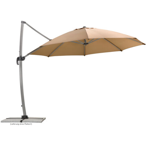 Schneider Ampelschirm Rhodos Rondo sand Ø 350 cm Ampelschirm