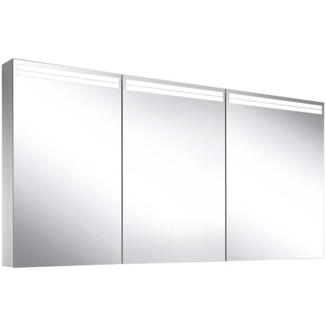 Schneider ARANGA TW Armoire de toilette avec éclairage, 3 portes