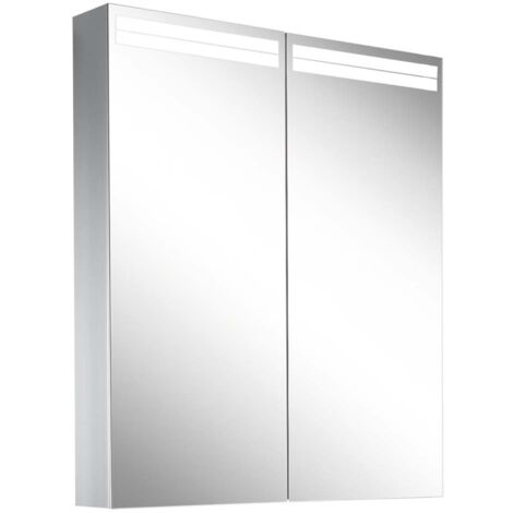 Schneider ARANGA TW Lichtspiegelschrank, 2 Türen, 595x120x700mm,