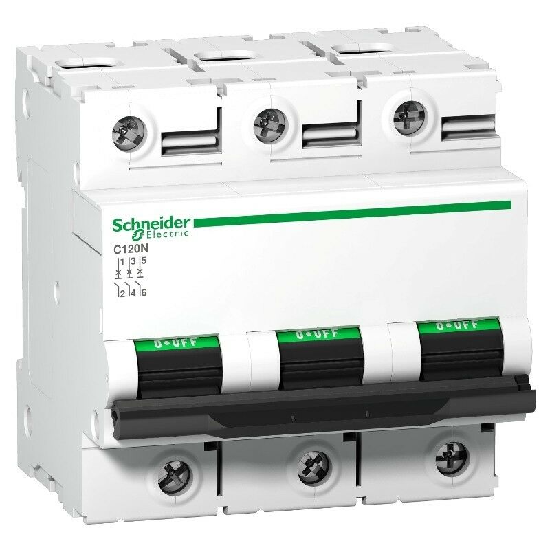 

Schneider Electric - Interruptor Automatico C120N 3P 100A Schneider Curva C A9N18367