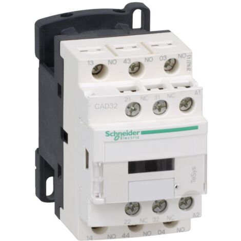 Schneider CAD32FD Contactor Tesys 3F+2O 10A 110V