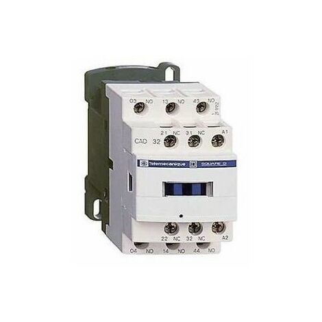Schneider CAD32M7 Contactor Tesys 3F+2O 10A 220V