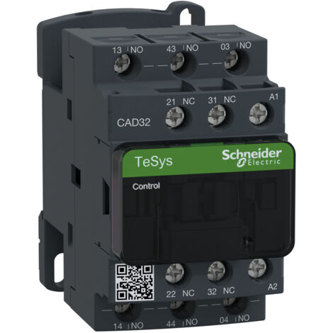 Schneider CAD32M7 Tesys Schütz 3F+2O 10A 220V