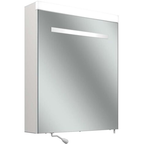 Schneider CARE LED armoire de toilette, 595x727mm, charnières à