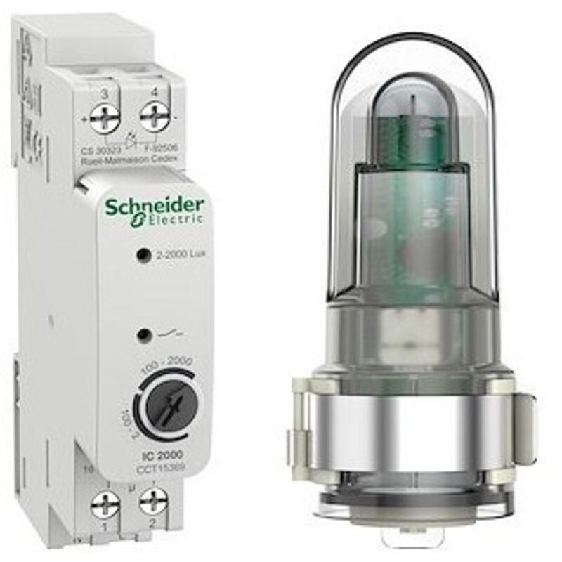 Schneider CCT15369 Acti9 IC2000 - twilight switch - with wall sensor
