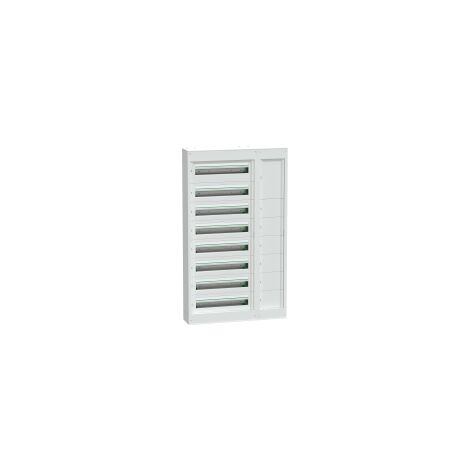 Schneider – Coffret saillie plastique et métal 8 rangées 24 modules – Tension 400V – Courant 160A – Pour installations électriques résidentielles - LVSSD824