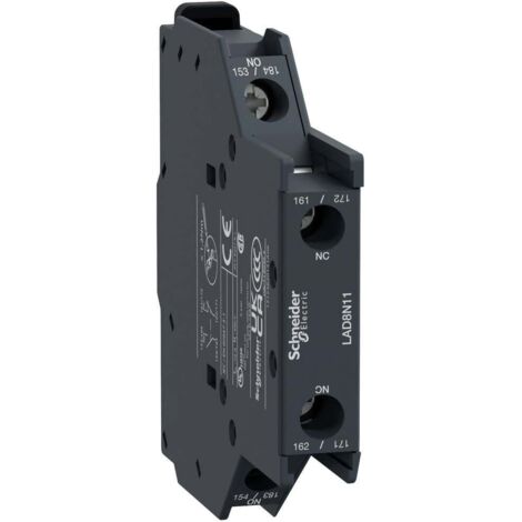 Schneider contatti ausiliari laterali 1no+1nc lad8n11
