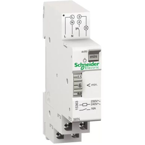 Schneider Electric 15363 Treppenlichtzeitschalter Hutschiene 230 V