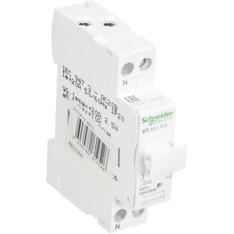 SCHNEIDER ELECTRIC A9 N15645 TÉLÉPHONES STI 1P + N 400 V A9N15645