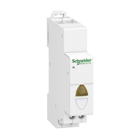 SCHNEIDER ELECTRIC A9E18334 IIL VOYANT LUMINEUX SIMPLE, ACTI9, 12-48VCA/CC, JAUNE