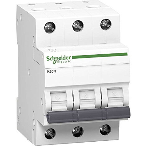 SCHNEIDER ELECTRIC A9K02340 MINIATURE CIRCUIT BREAKER C-TYPE 3P COURT CIRCUIT 40 A 230 V 54 MM 70 MM 81 MM 360 G