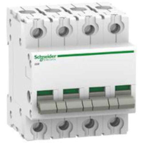 SCHNEIDER ELECTRIC A9S60491 SWITCH 4P 415 V, 100 A A9S65491