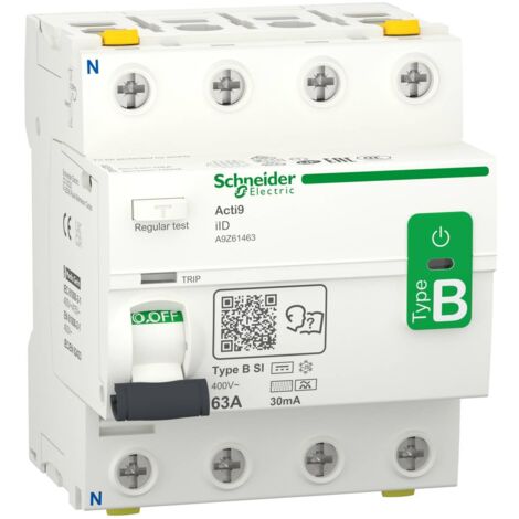 Schneider Electric A9Z61463 Interrupteur différentiel Tous courants