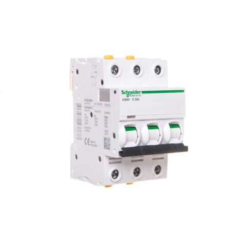 Schneider Electric Acti 9 iC60 Interruptor Automático Blanco 3 Polos