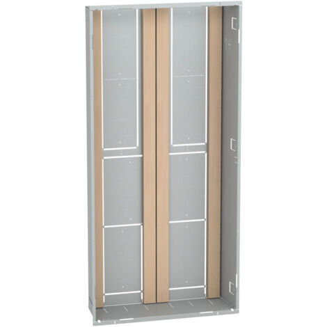 Schneider Electric – Bac d'encastrement 2x13 modules R9H13296 – Hauteur utile 1110 mm – Indice de protection IK09 – Tôle blanche RAL 9003 - Resi9