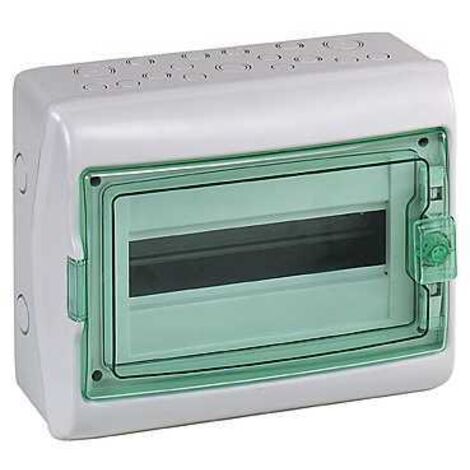 Schneider Electric – Coffret électrique nu 12 modules – 1 rangée horizontale – Double isolation – Indice de protection IPXX – En saillie – Polymère auto-extinguible
