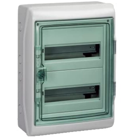 Schneider Electric – Coffret électrique nu 340 x 460 mm – 2 rangées x 12 modules – Indice de protection IP65 – Pour installation en saillie