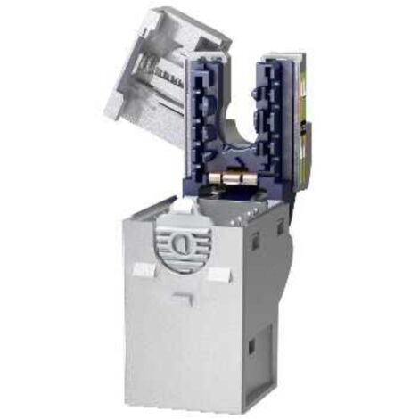 Schneider Electric – Connecteur RJ45 catégorie 6A blindé – Adaptateur pour câble courant faible – Compatible avec réseaux haut débit – Pour installations professionnelles