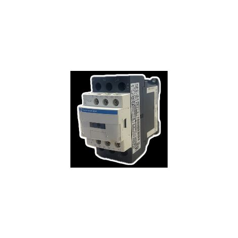 Schneider Electric – Contacteur 32A 3P 3F (3NO) 440V AC-3 – Bobine 220V CC basse consommation – Pour commande de moteurs jusqu'à 15 kW – LC1D32ML