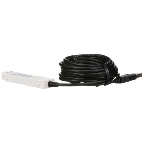 Schneider Electric – Cordon de raccordement USB pour automate Zelio Logic – Longueur 3 m – Compatible Windows – SR2USB01