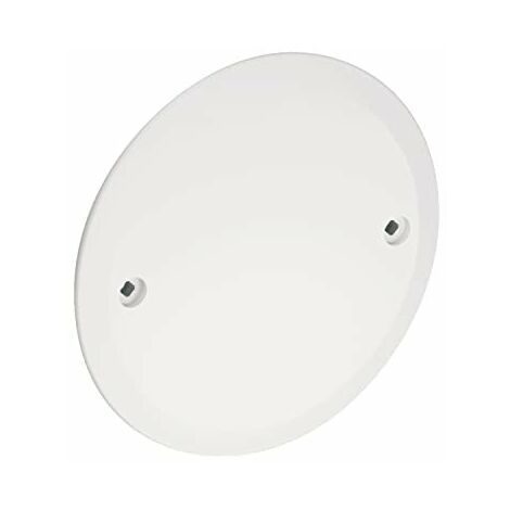 Schneider Electric – Couvercle rond plein pour boîte d'encastrement diamètre 67 mm – Fixation 2 vis – Polystyrène blanc RAL 9010 – ALB71819 - SCHALB71819