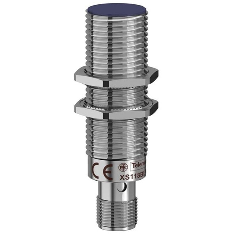 Télémécanique - XS détecteur inductif basique métal - M18 L62mm noyable Sn5mm DC3-PNP NO - M12 - XS118BLPAM12