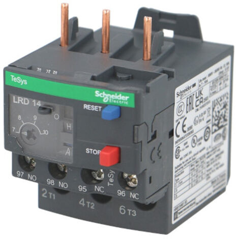 Schneider Electric – Relais thermique 1,6 à 2,5 A – Protection moteurs jusqu'à 690 V AC – Réarmement manuel – Installation facile dans tableaux électriques