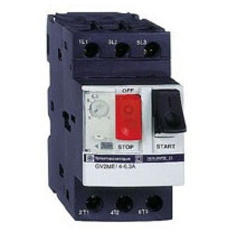 SCHNEIDER ELECTRIC DISJONCTEUR MOTEUR GV2ME05 0,63 À 1 A 3P 3D DÉCLENCHEUR MAGNÉTOTHERMIQUE
