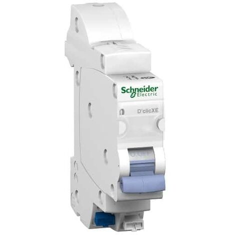 Schneider Electric – Disjoncteur unipolaire 10A – Courbe C – Magnéto-thermique – 1P+N pour installations monophasées – Pas 9 mm - Resi9