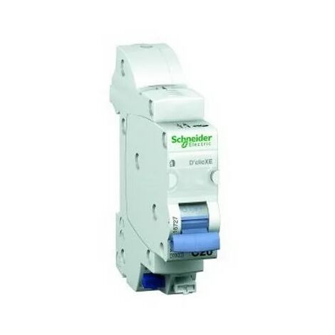 Schneider Electric – Disjoncteur unipolaire 2 A – Courbe C – 1P + N – Technologie thermique-magnétique – Pour circuits électriques 230 V AC - Resi9