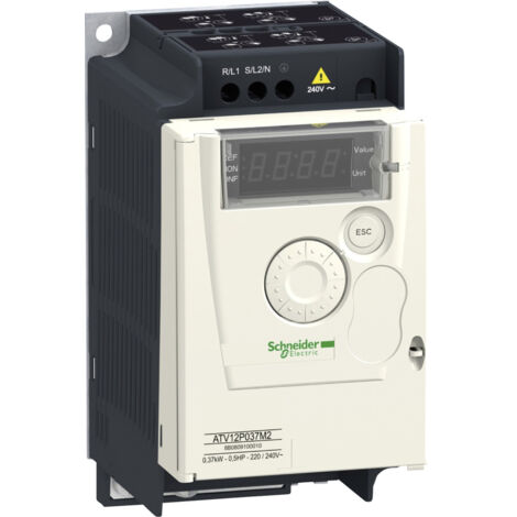 Schneider Electric Frequenzumrichter ATV12P037M2 0.37 kW 1phasig 200 V, 240 V