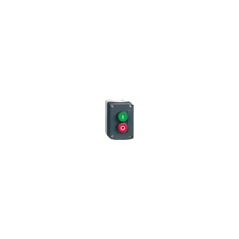 Schneider Electric - Harmony boite - 2 boutons poussoirs Ø22 - vert /rouge - XALD213