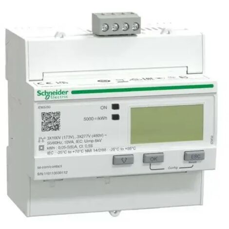 Schneider Electric IEM3250 contatore energia trifase LCD
