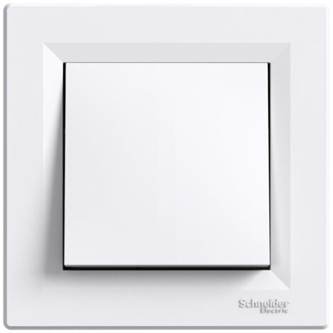 Schneider Electric – Interrupteur unipolaire blanc – Mode de pose électricité – Capacité 2300 W – Raccordement sans vis – EPH0100121
