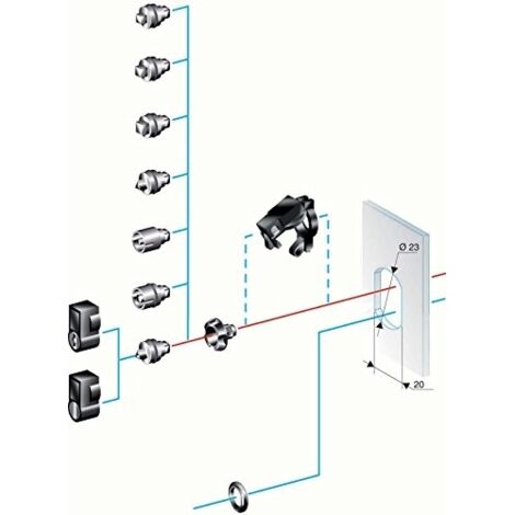 Schneider Electric KNEBELGRIFF MIT SCHLOSS (NSYTHL1242EPLM)