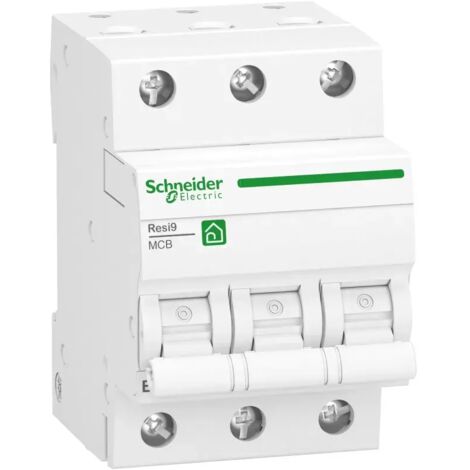 Schneider Electric Leitungsschutzschalter Resi9 3P, 16A, B Charakteristik, 10kA R9F27316