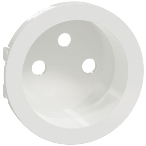 SCHNEIDER ELECTRIC - ODACE BLANC, ENJOLIVEUR SEUL PRISE DE COURANT 2P+T 16A - S520659