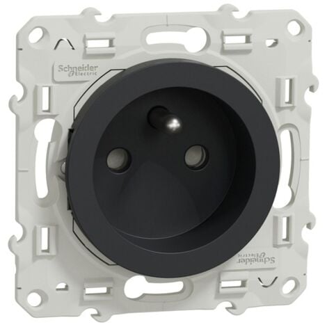 SCHNEIDER ELECTRIC prise de courant 2p+t odace ‚a vis connexion rapide blanc