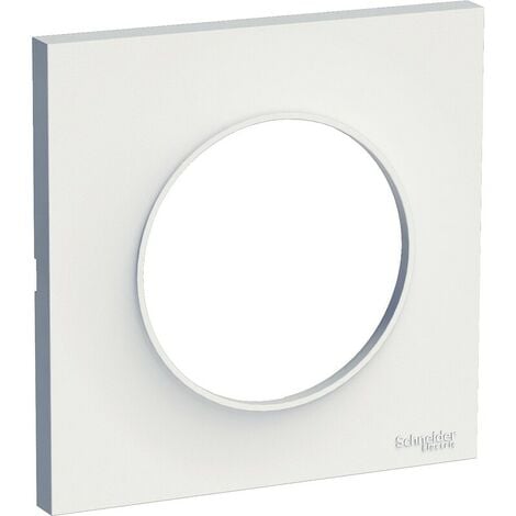 SCHNEIDER ELECTRIC plaque ue odace styl blanc 1 poste