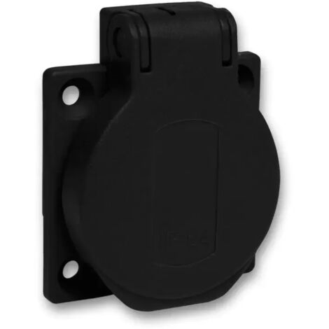 Schneider Electric PKS51N  Einbau-Steckdose   IP54, IK08 Schwarz
