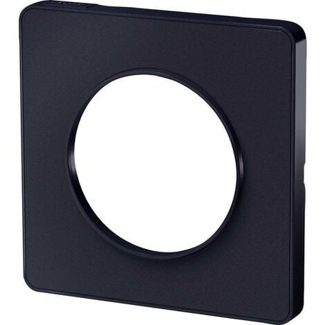 SCHNEIDER ELECTRIC Plaque Simple Odace Touch, Anthracite Liseré Anthracite
