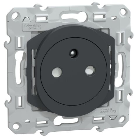Schneider Electric – Prise de courant affleurante 2P+T 16A IP21D – Fixation par vis – Raccordement 1 x 1,5 mm² à 2 x 4 mm² – S340052