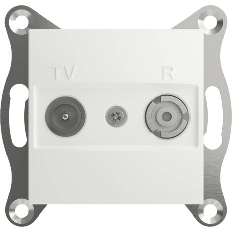 Schneider Electric Prise terminale TV, radio Asfora blanc (RAL 9003) EPH3300721D 1 pc(s) R045202