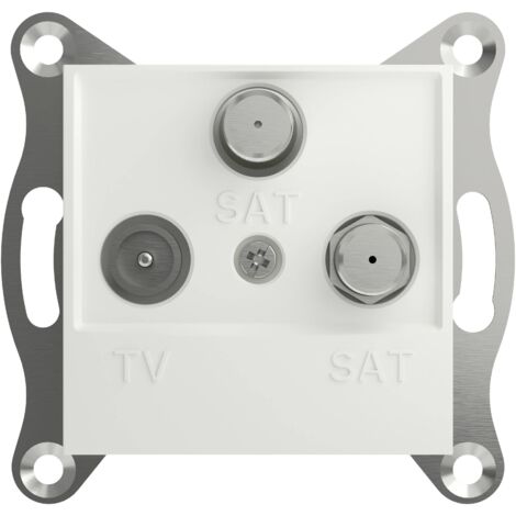 Schneider Electric Prise terminale TV-SAT-SAT Asfora blanc (RAL 9003) EPH3670121D 1 pc(s) R045122