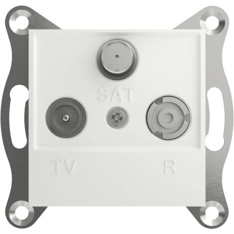 Schneider Electric Prise TV, radio, SAT Asfora blanc (RAL 9003) EPH3570121D 1 pc(s)