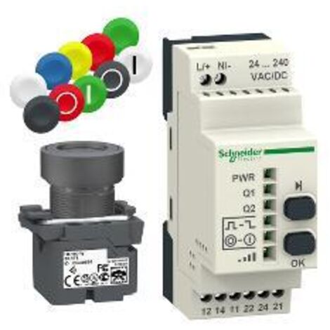 Schneider Electric  Pulsante senza fili per dispositivo combinato 1 pz.