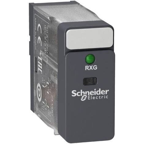 SCHNEIDER ELECTRIC RELAIS 1CO 10A+LED 120VAC CONTRÔLE INDUSTRIEL AUTOMATIQUE MONTAGE ENFICHABLE RXG13BD