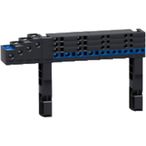 Schneider Electric – Répartiteur 4P 63A à connexion rapide – 12 modules – Alimentation à borne cage 25 mm² – LVS04008