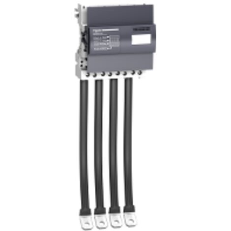 Schneider Electric – Répartiteur étagé 160 A – Tension 690 V CA – Compatible rail DIN – Connexions à ressort – LVS04046